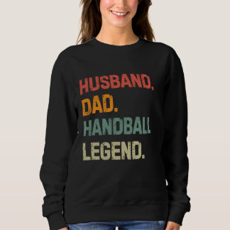 Camiseta Engraçado Anel de Pai de Andebol com Marido