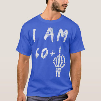 Camiseta Engraçado Aniversário 61 ruas Eu Tenho 60 Mais Esq