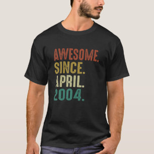 Camiseta Engraçado Aniversário De 18 Anos É Fantástico Desd