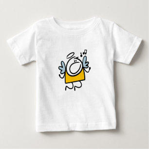 Camiseta Engraçado anjo cantor