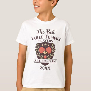 Camiseta Engraçado Ano de Nascimento Personalizado Tênis de