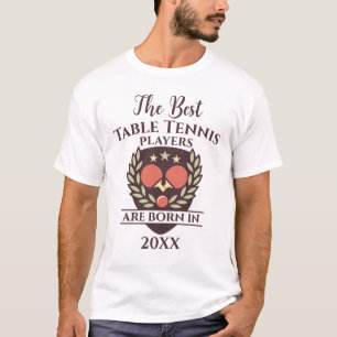 Camiseta Engraçado Ano de Nascimento Personalizado Tênis de