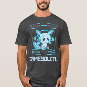 Camiseta Engraçado Aolotl Lover Gamesalotl Jogos Aolotl Cri