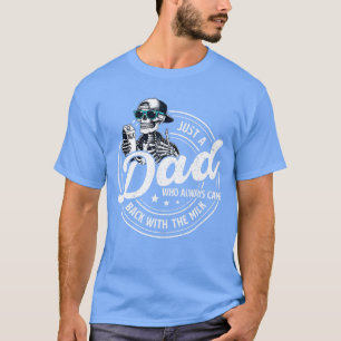 Camiseta Engraçado Apenas um Pai que Sempre Voltava com o L