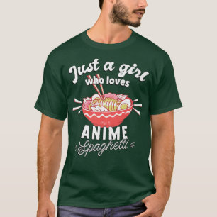 Camiseta Engraçado - Apenas Uma Menina Que Ama Espaguete De