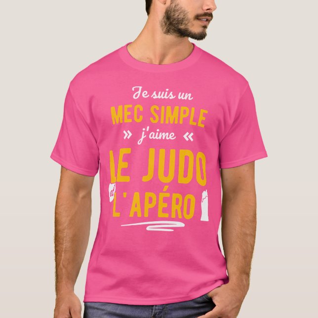 Camiseta Engraçado Apero Judo Ideia Engraçada (Frente)