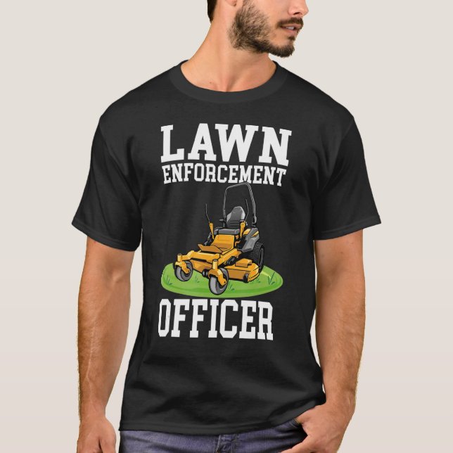 Camiseta Engraçado Aplicação de Leis - Poder de Leão (Frente)