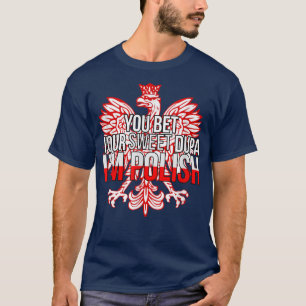 Camiseta ENGRAÇADO, APOSTA SEU DOCE DUPA, EU SOU POLISHPola
