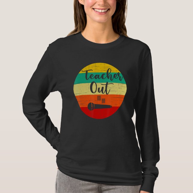 Camiseta Engraçado Apreciação De Professores No Fim Do Ano  (Frente)
