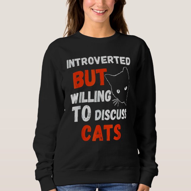 Camiseta engraçado — Apresentado, mas disposto a discutir o (Frente)