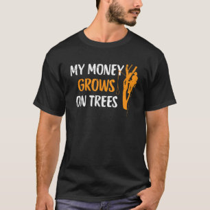 Camiseta Engraçado Arborista Árvore Climer Logger Lumberjac