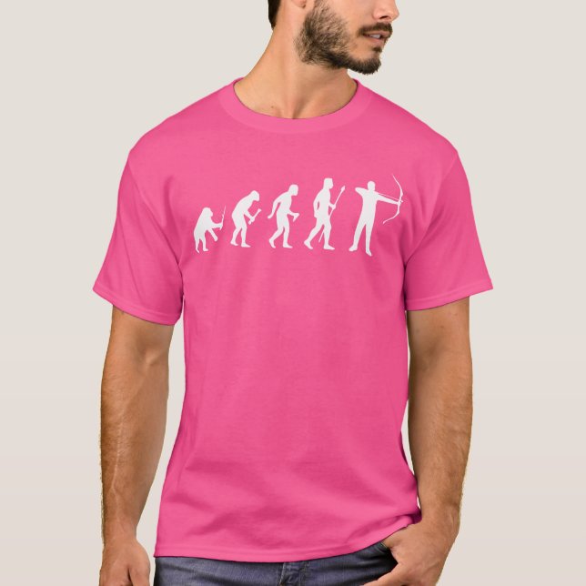 Camiseta Engraçado Archer - Evolução do Roupa Archery (Frente)