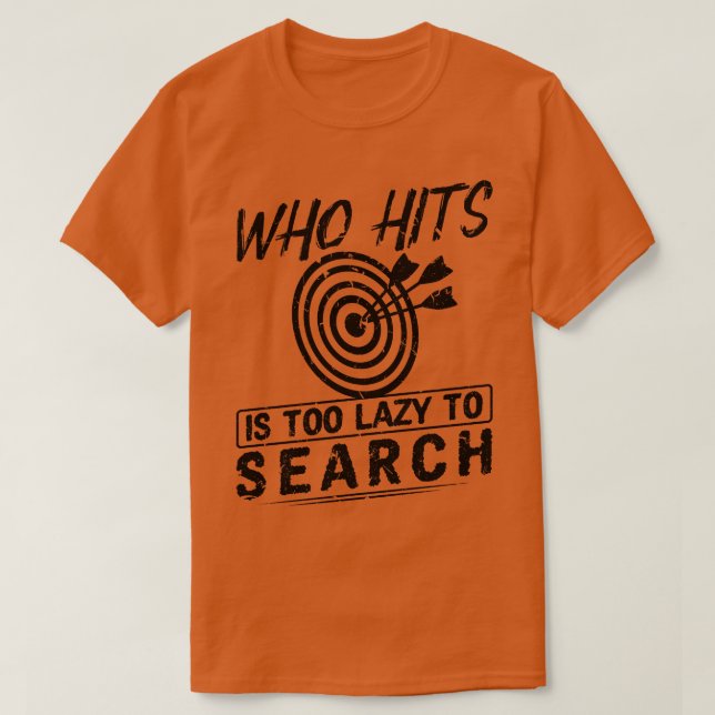 Camiseta Engraçado Archery Alvo para Arqueiro (Frente do Design)