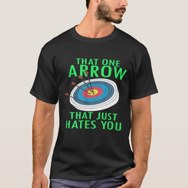 Camiseta Engraçado Archery Impressão Archery Que Uma Seta (Frente)