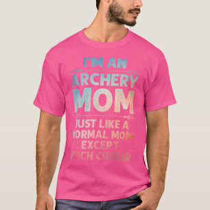 Camiseta Engraçado Archery Mãe Arte Arqueiro Arco Caçando A