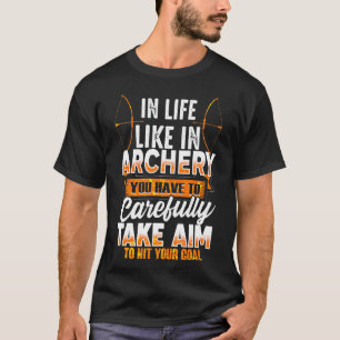 Camiseta Engraçado Archery Vintage Arco Caça ama Arqueiro T