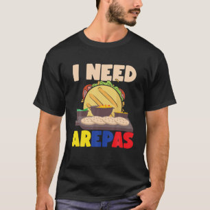 Camiseta Engraçado Arepa