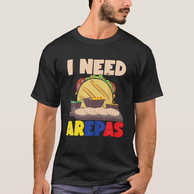 Camiseta Engraçado Arepa (Frente)