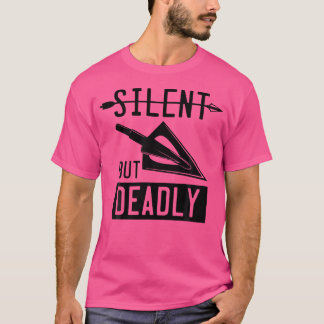 Camiseta Engraçado Arrohead Archery Silencioso Mas Mortal