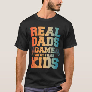Camiseta Engraçado Arte De Pai De Jogadores Para Jogos Pais