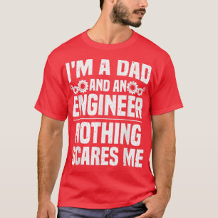 Camiseta Engraçado Arte De Pai Para Homens Engenheiro Do Di