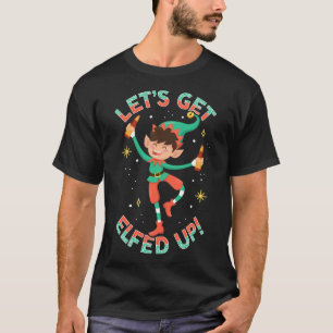 Camiseta Engraçado Árvore de Natal Luzes Feias Doce Vamos