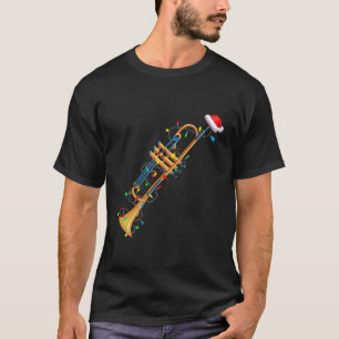 Camiseta Engraçado Árvore de Natal Tree Xmas Jogador de Tro
