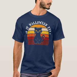 Camiseta Engraçado Assustador do Dia das Bruxas Negra