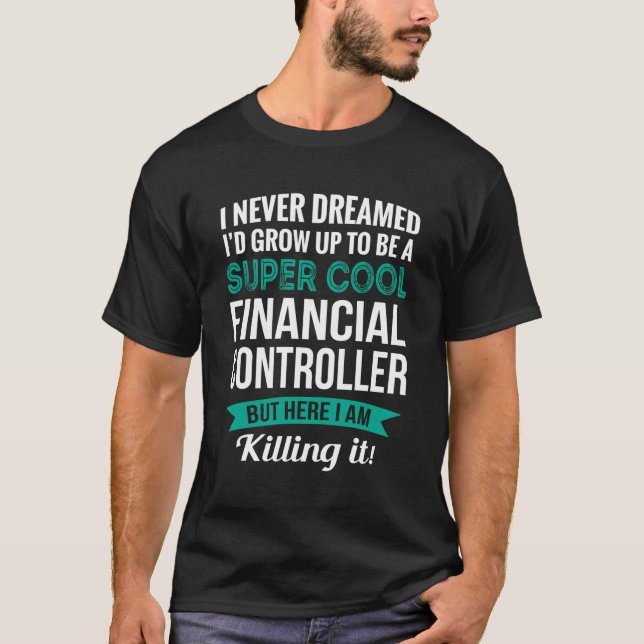 Camiseta Engraçado Auditor Financeiro, Apreciação do Presen (Frente)