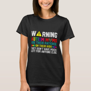 Camiseta Engraçado Autismo Mãe Mulheres Autismo Dia da Cons