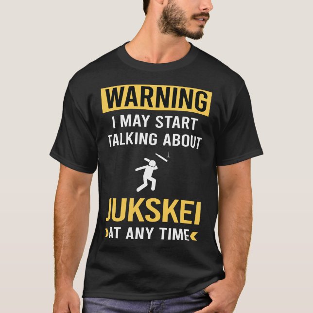 Camiseta Engraçado Aviso Jukskei (Frente)