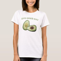 Camiseta Engraçado Avocado