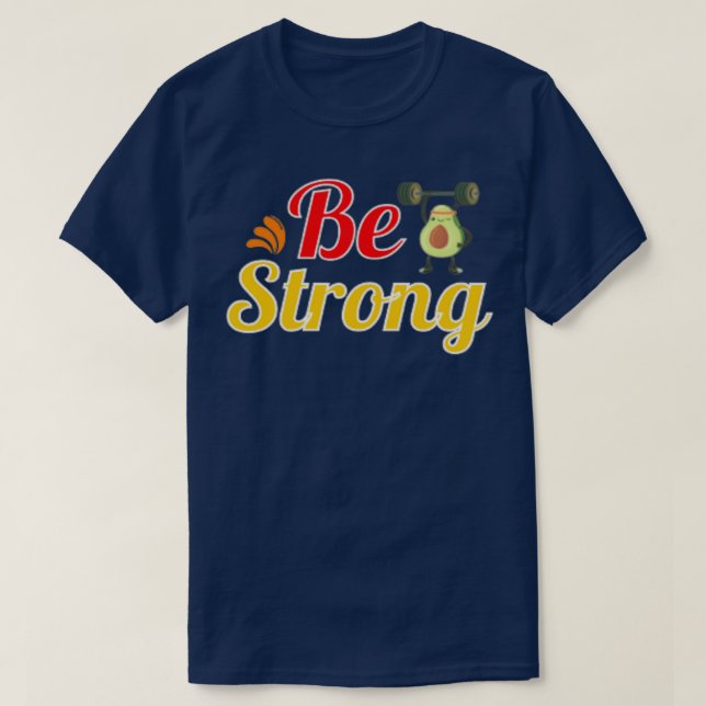 Camiseta Engraçado Avocado e adesivos (Frente do Design)