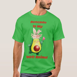 Camiseta Engraçado, Avocado É Meu Espírito.