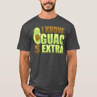 Camiseta Engraçado Avocado Guac É Etra Veganismo Design Veg