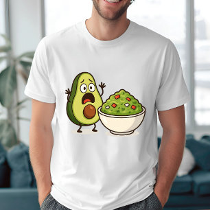 Camiseta Engraçado Avocado Guacamole Design
