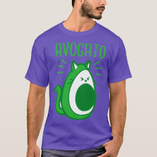 Camiseta Engraçado Avocado Lover Cat Clássica