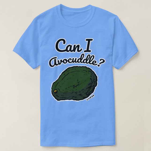 Camiseta Engraçado Avocado Lover Oferece Avocuddle Avocado  (Frente do Design)