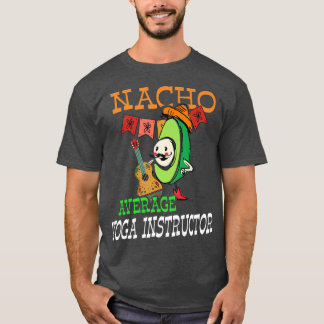 Camiseta Engraçado Avocado Sombrero Fiesta Nacho Média Yoga