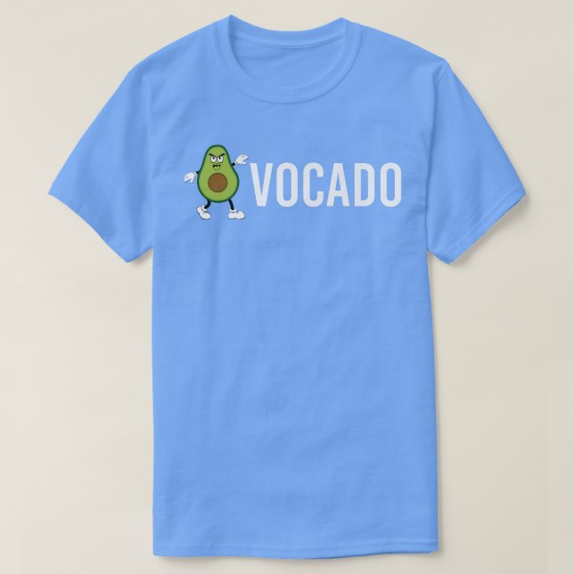 Camiseta Engraçado Avocado Tee Funny Vegan Comida Sobre Teu (Frente do Design)