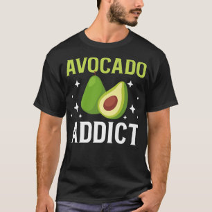 Camiseta Engraçado Avocado Viciado em Guacam
