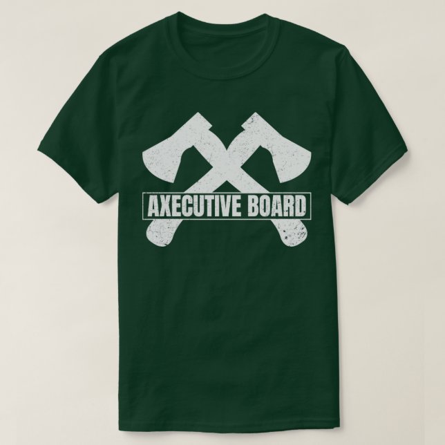 Camiseta Engraçado Ax Jogando Lumberjack Hatchet (Frente do Design)