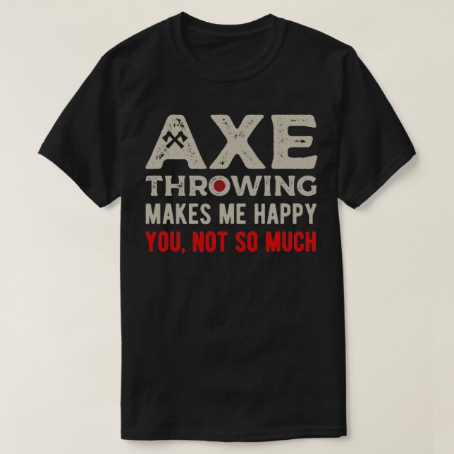 Camiseta Engraçado Ax Thwing (Frente do Design)