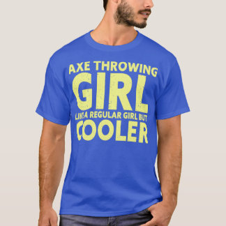 Camiseta Engraçado Ax Thwing Girl 1