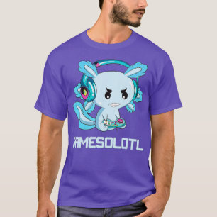 Camiseta Engraçado Axolotl Lover Gamesalotl Gaming Axolotl 