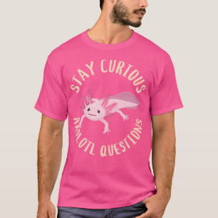 Camiseta Engraçado Axolotl questiona Kawaii Salamander Amph