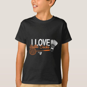 Camiseta Engraçado Badminton Humor Smash Shuttle Birdie Esp