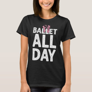 Camiseta Engraçado Ballerina Para Meninas Balé Amantes Danc