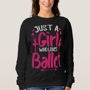 Camiseta Engraçado Ballerina Para Meninas Balé Dança Por Mo