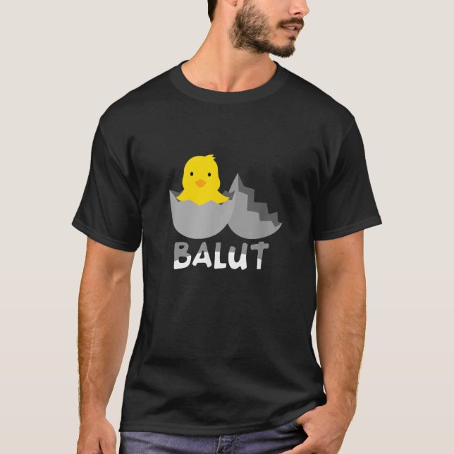 Camiseta Engraçado Balut Filipino (Frente)